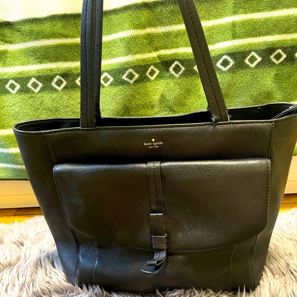 Used Authentic Kate Spade Smooth Leather Tote